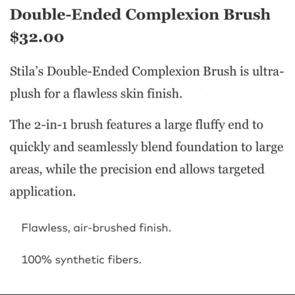 Stila Double Ended Complexion Brush - Picture 5 of 6